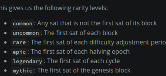 conventions around ordinals